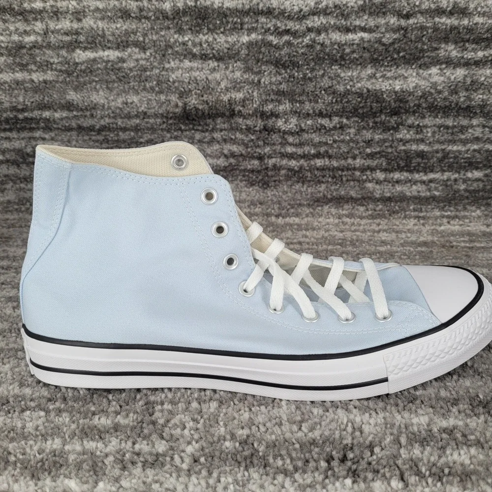Converse Chuck Taylor All Star High Top Sneakers Light Blue Men 12 Womens 14 New - Picture 7 of 9